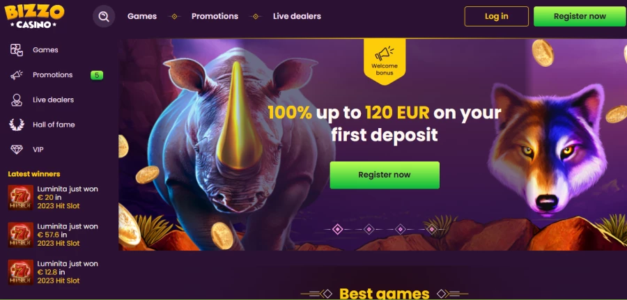Bizzo Casino online kasiny